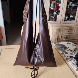 Steve Madden Dark Brown Hobo Bag